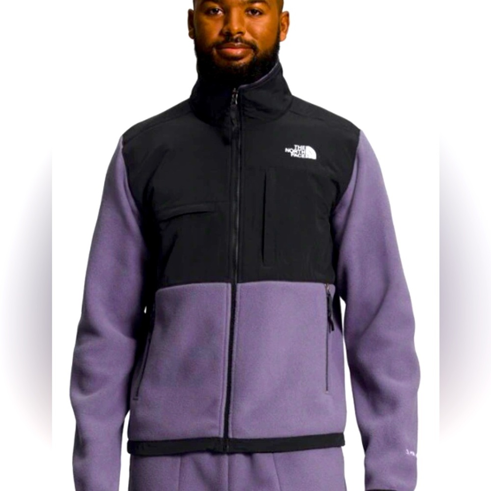 The North Face Denali fleece in rich purple, men’s M